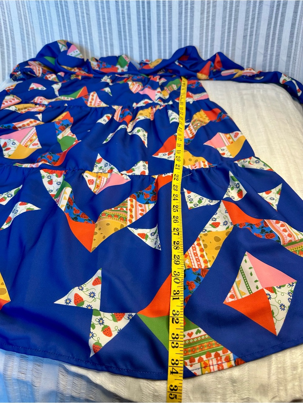 Lisa Says Gah Maxine Midi Dress Alpine Quilt - Picture 11 of 12